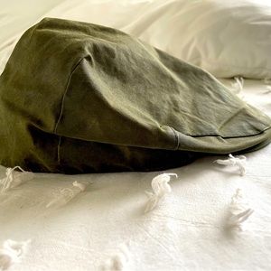 Barbour wax cotton drivers cap Olive 7 1/2 61